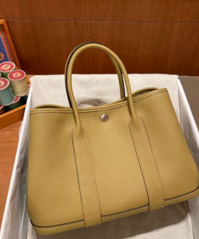 Replica Hermès Garden Party 30Cm Cardamon Grey