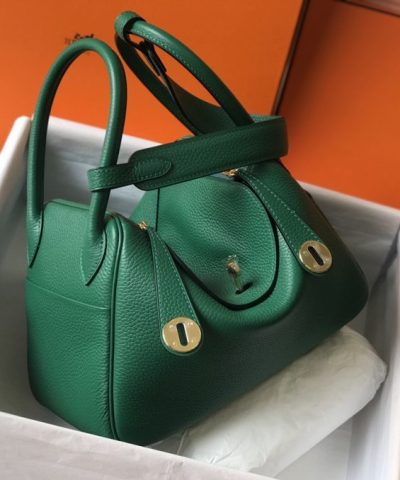 Replica Hermès Lindy Emerald - high-quality designer bag dupe