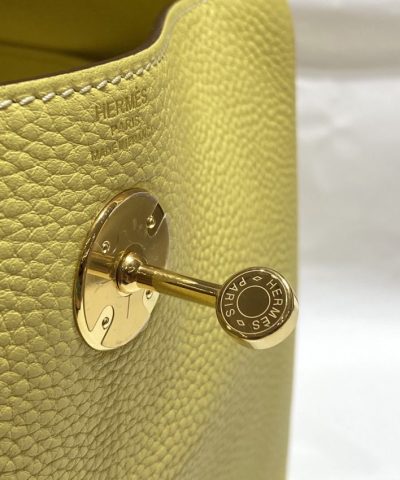Replica Hermès Lindy Yellow - high-quality designer bag dupe