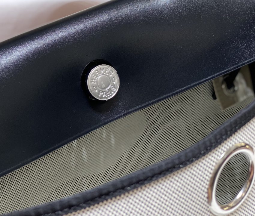 Replica Hermès Herbag 31Cm Blue Horse