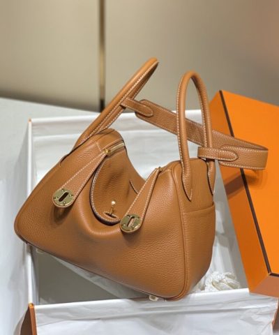 Replica Hermès Lindy Golden Brown