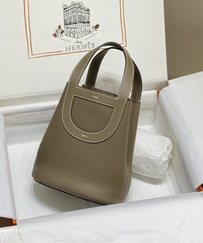 Replica Hermès The Loop Elephant Grey - high-quality designer bag dupe