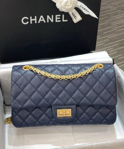 CHANEL 2.55 Bag Blue - 1:1 premium replica handbag