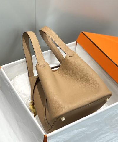 Replica Hermès Picotin Lock Milk Tea