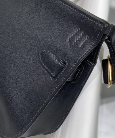 Replica Hermès Jypsiere Black - affordable luxury replica bag