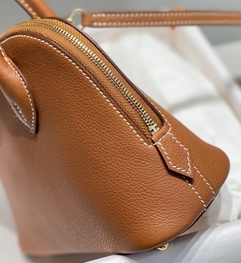 Replica Hermès Mini Bolide – Brown - high-end replica designer purse