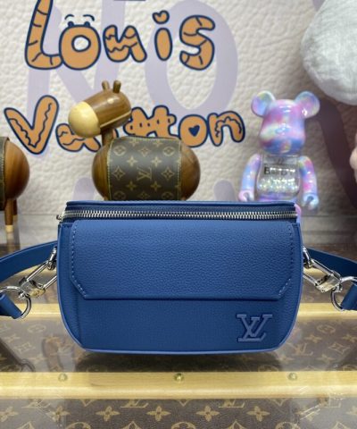 Replica Louis Vuitton Pilot Wearable Wallet Blue