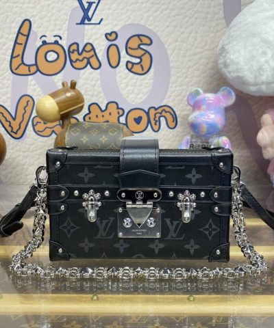 Replica Louis Vuitton Petite Malle Black