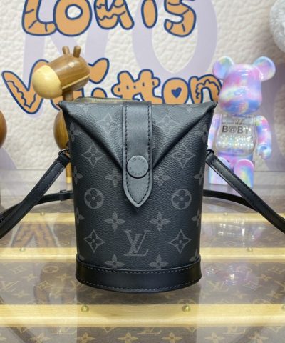 Replica Louis Vuitton Envelope Pouch Black - elite factory replica handbag