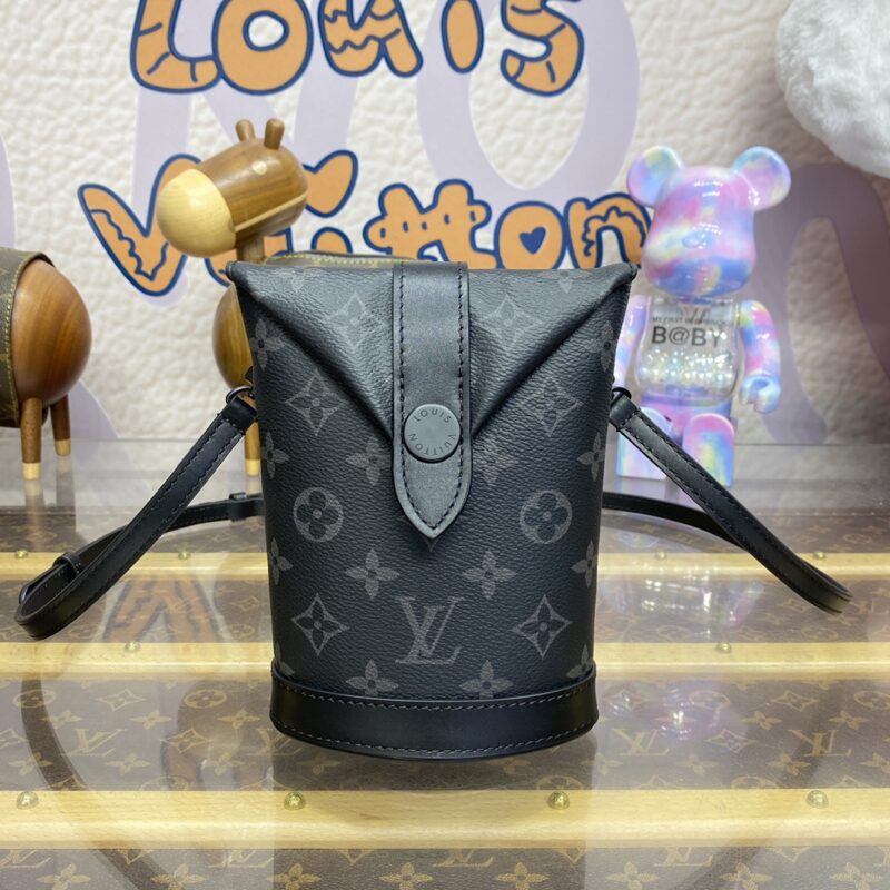 Replica Louis Vuitton Envelope Pouch Black - elite factory replica handbag
