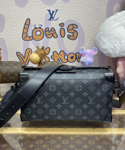 Replica Louis Vuitton Soul Trunk East West Black - high-end replica designer purse