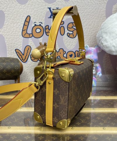 Replica Louis Vuitton Soul Trunk East West Brown - premium superclone handbag