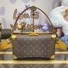 Replica Louis Vuitton Soul Trunk East West Brown - premium superclone handbag