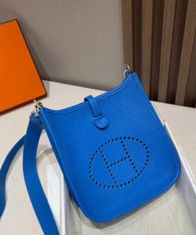 Replica Hermès Evelyne II Tpm Deep Blue - premium superclone handbag