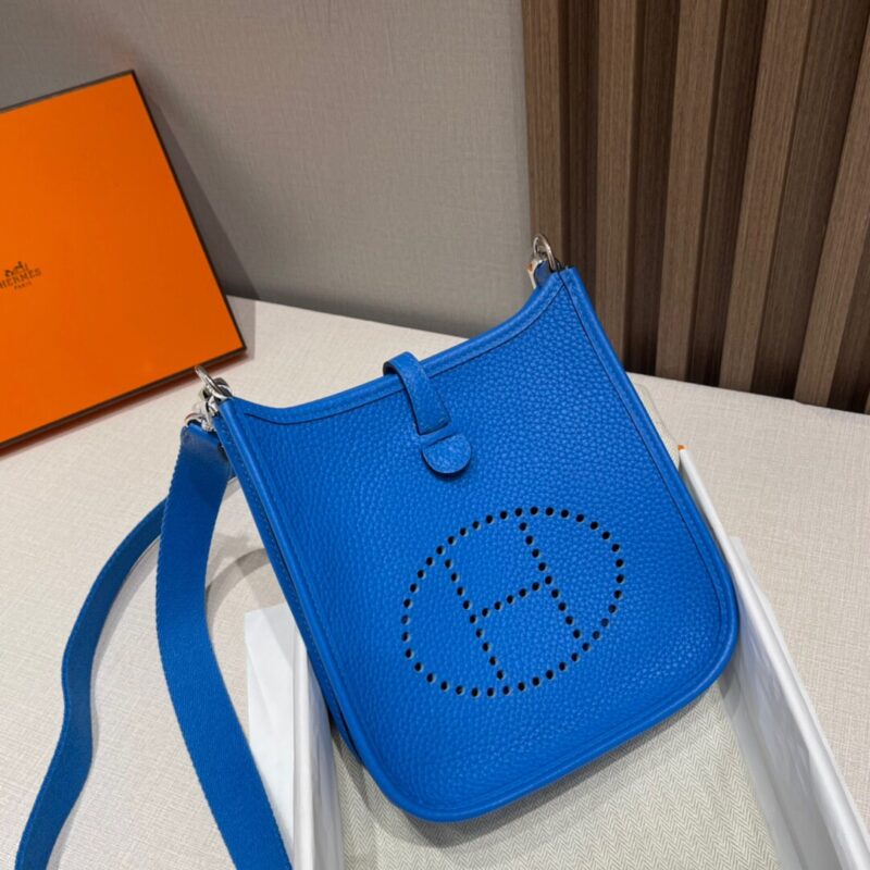 Replica Hermès Evelyne II Tpm Deep Blue - premium superclone handbag