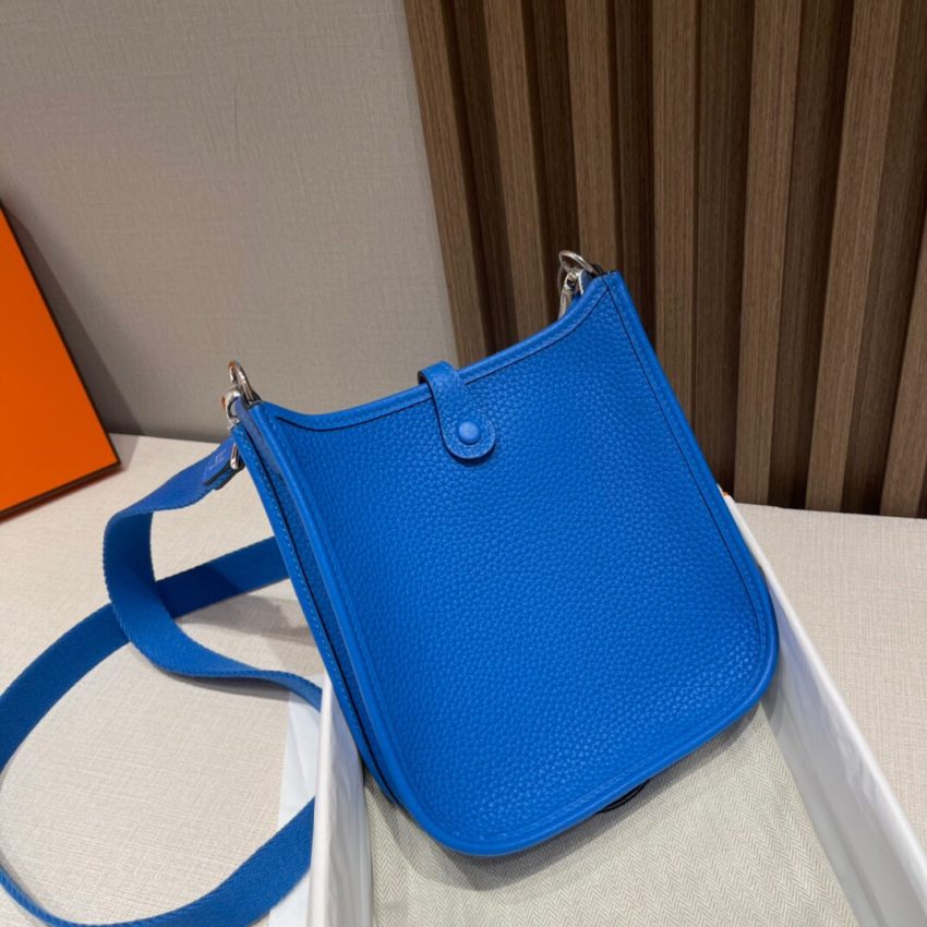 Replica Hermès Evelyne II Tpm Deep Blue - elite factory replica handbag