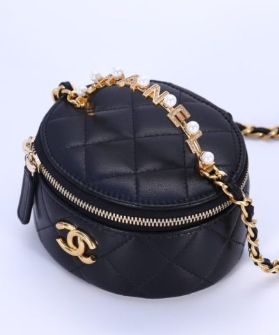 CHANEL 23B Pearl Cylinder - top-grade luxury bag dupe