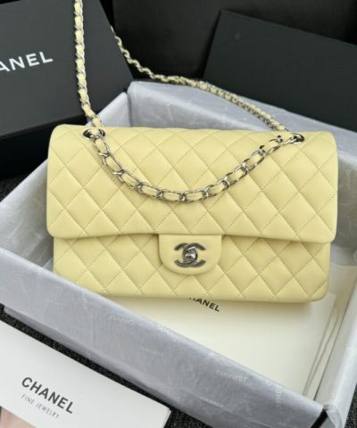 CHANEL Classic Flap 25cm Yellow - high-end replica designer purse