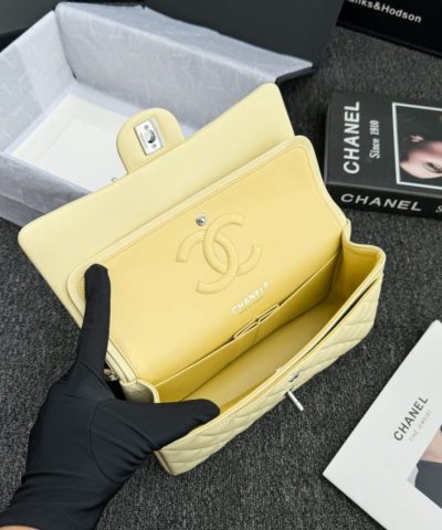 CHANEL Classic Flap 25cm Yellow