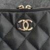 CHANEL 24p Dumpling Bag Black