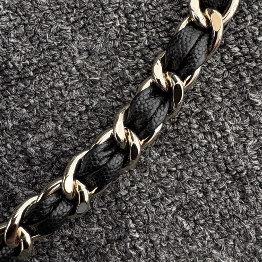 CHANEL 24p Dumpling Bag Black