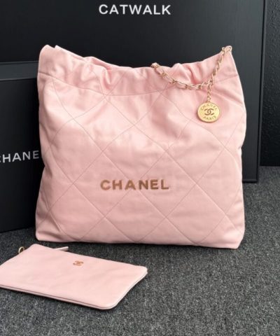 CHANEL 22 Medium Handbag Pink