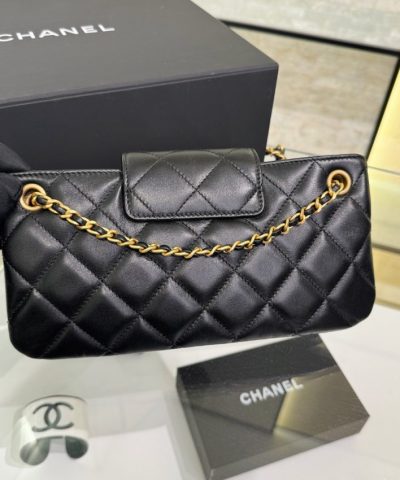 CHANEL 24c Baguette Bag Black - high-quality designer bag dupe