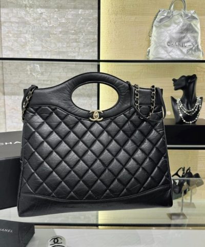 CHANEL 31Bag Large Black - premium superclone handbag