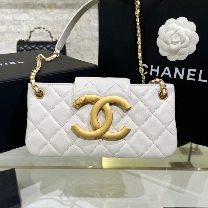 CHANEL 24c Baguette Bag White - premium superclone handbag