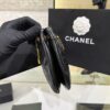 CHANEL 24c Round Shoulder Bag Black