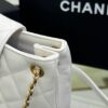 CHANEL 24c Round Shoulder Bag White - top-grade luxury bag dupe