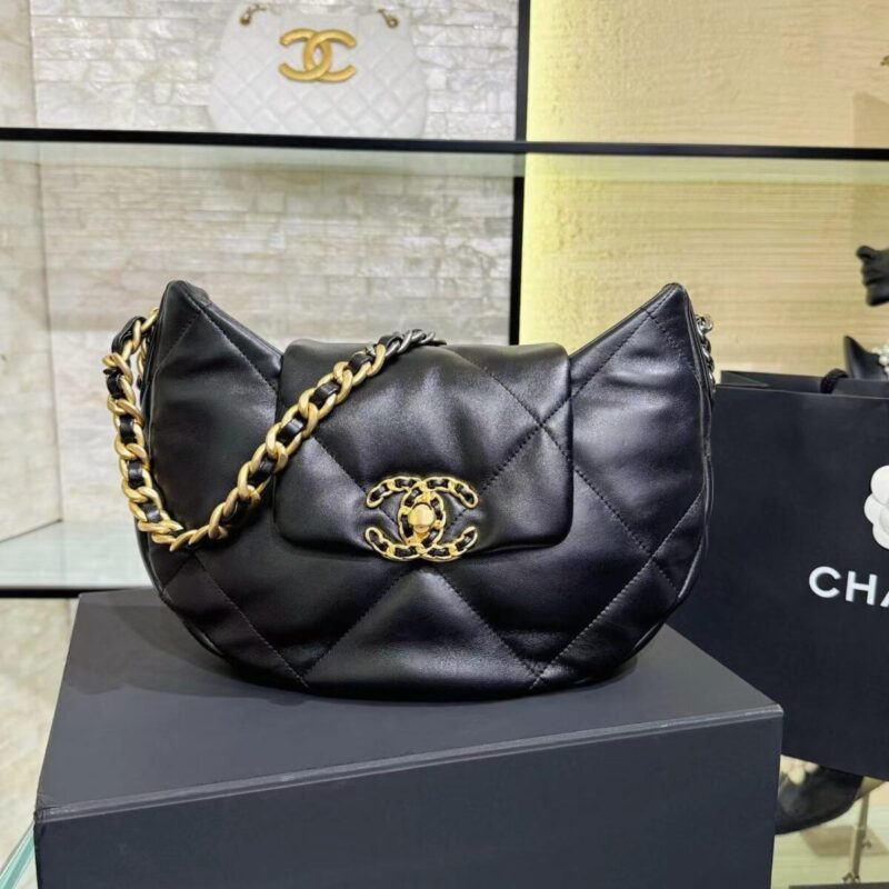 CHANEL 24c Half Moon Bag - designer handbag clone