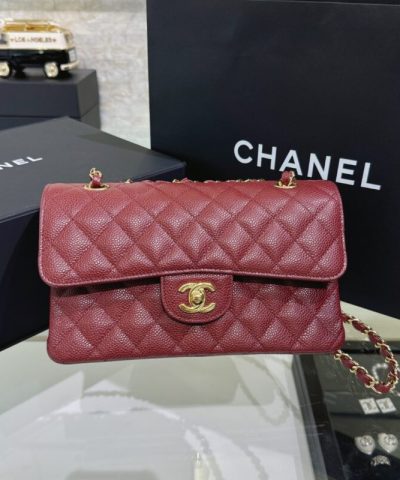 CHANEL Classic Flap 23cm Red
