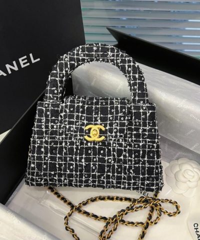 CHANEL 23k Kelly Wool - elite factory replica handbag