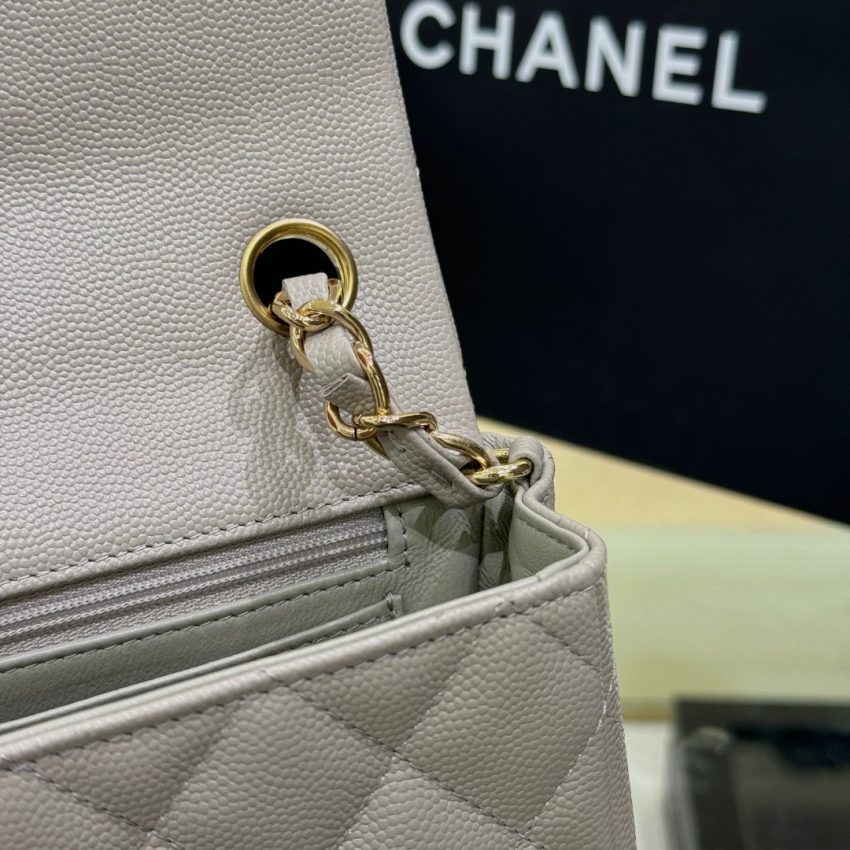 CHANEL Classic Flap 20cm Gray - high-end replica designer purse