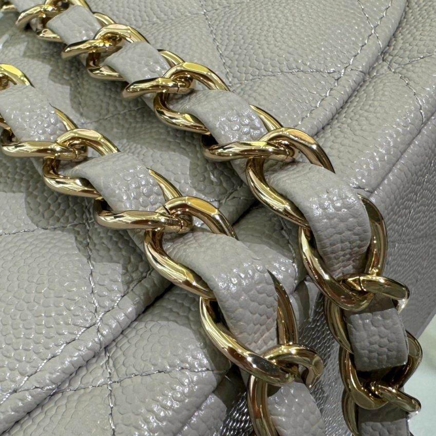 CHANEL Classic Flap 20cm Gray - high-end replica designer purse