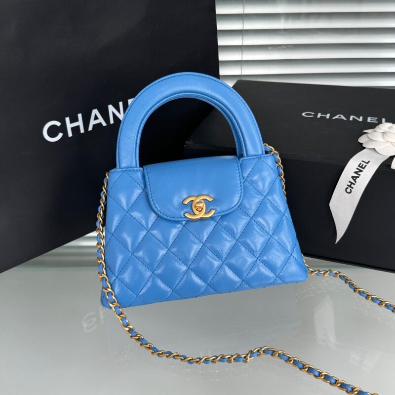 CHANEL 23k Kelly Sky Blue - top-grade luxury bag dupe