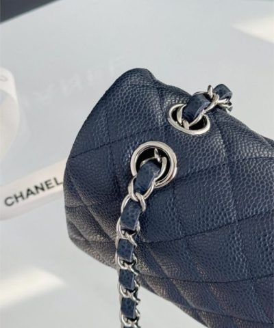 CHANEL Classic Flap 25cm Dark Blue - premium superclone handbag
