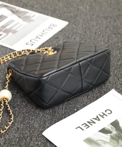 CHANEL 24s Double Pearl Hobo Bag - elite factory replica handbag