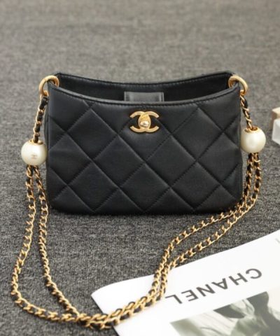 CHANEL 24S Double Pearl - affordable luxury replica bag