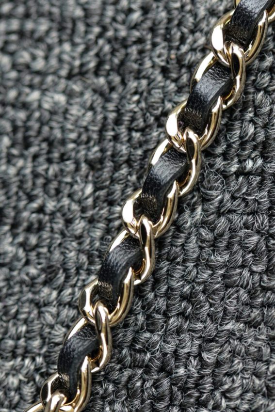 CHANEL 24s Pearl Handle Box Black - 1:1 premium replica handbag