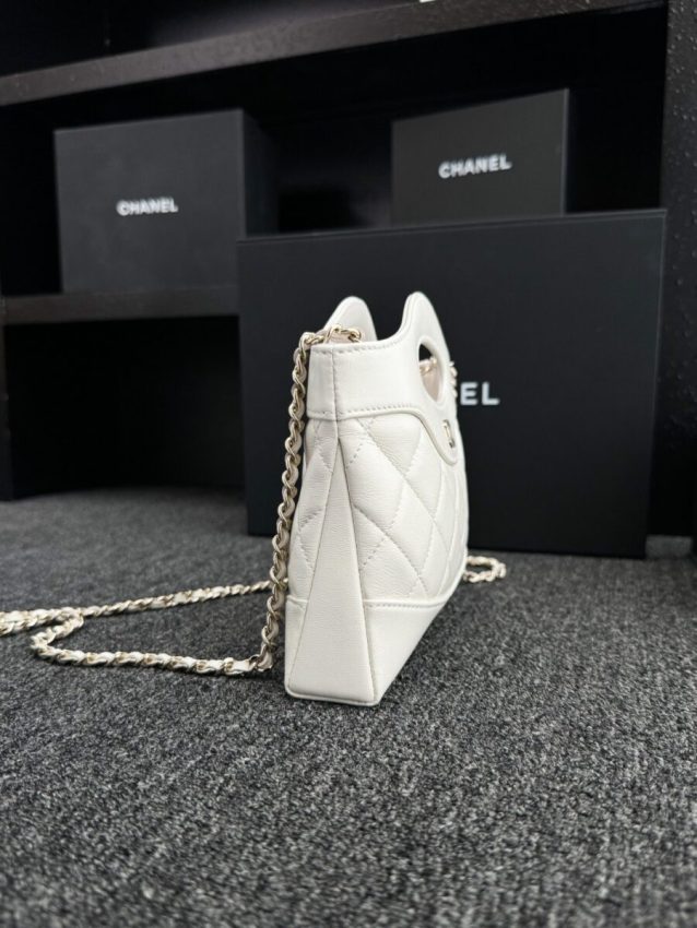 CHANEL 24s Mini Horizontal White - 1:1 premium replica handbag