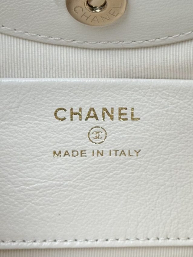 CHANEL 24s Mini Horizontal White - premium superclone handbag
