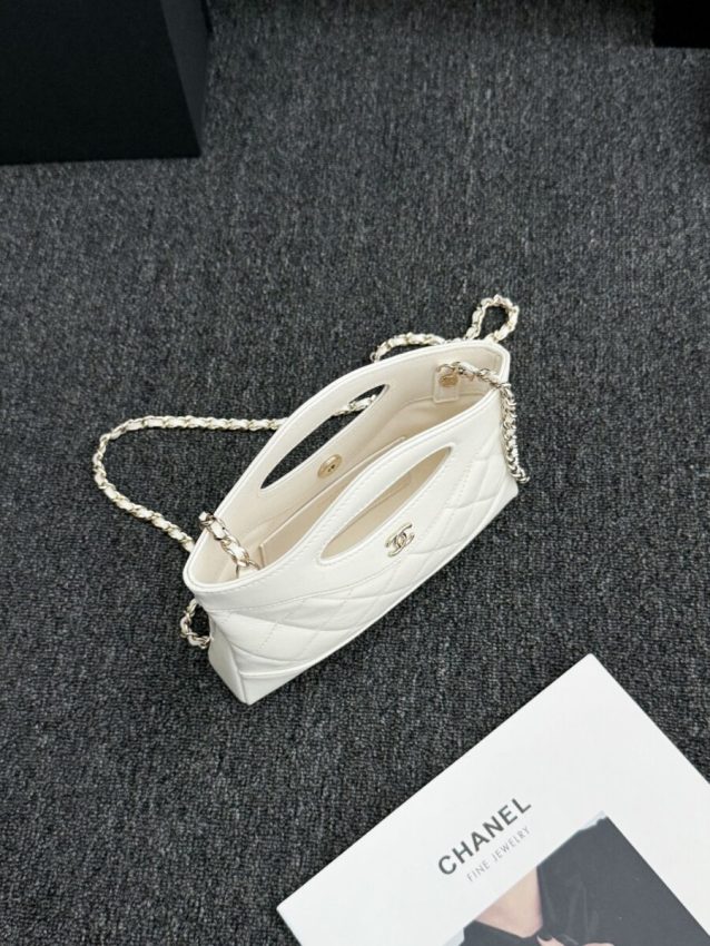CHANEL 24s Mini Horizontal White - premium superclone handbag