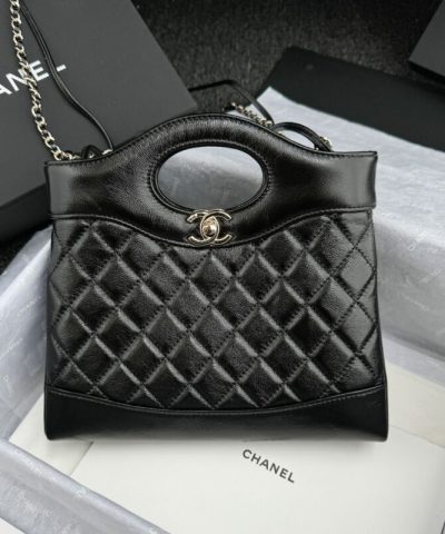 CHANEL 24s Horizontal Small Black - high-end replica designer purse
