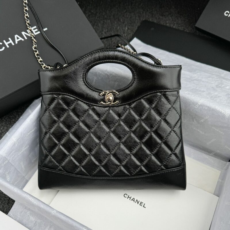 CHANEL 24s Horizontal Small Black - high-end replica designer purse