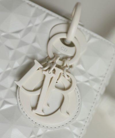 Replica Lady Dior Ultramatte White Grid Abc
