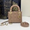 Replica Lady Dior Mini Apricot - high-quality designer bag dupe
