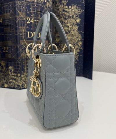 Replica Lady Dior Mini Cloud Grey