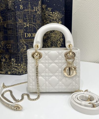 Replica Lady Dior Mini White